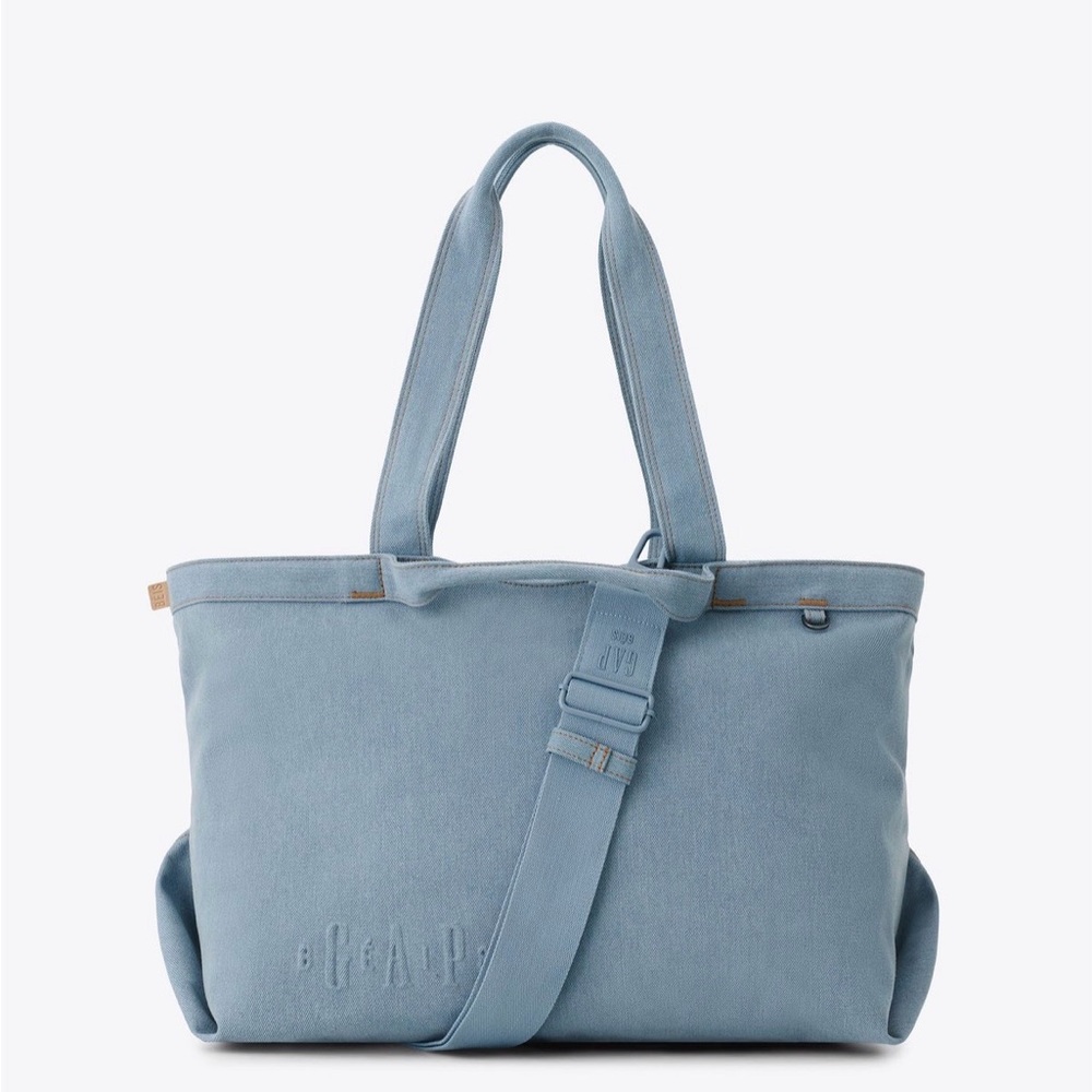 GAP x Beis The Travel Tote in Demin Blue